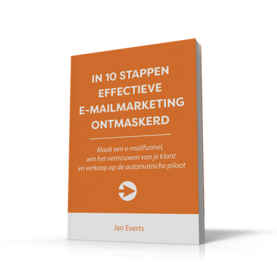 Boek in 10 stappen effectieve e-mailmarketing ontmaskerd